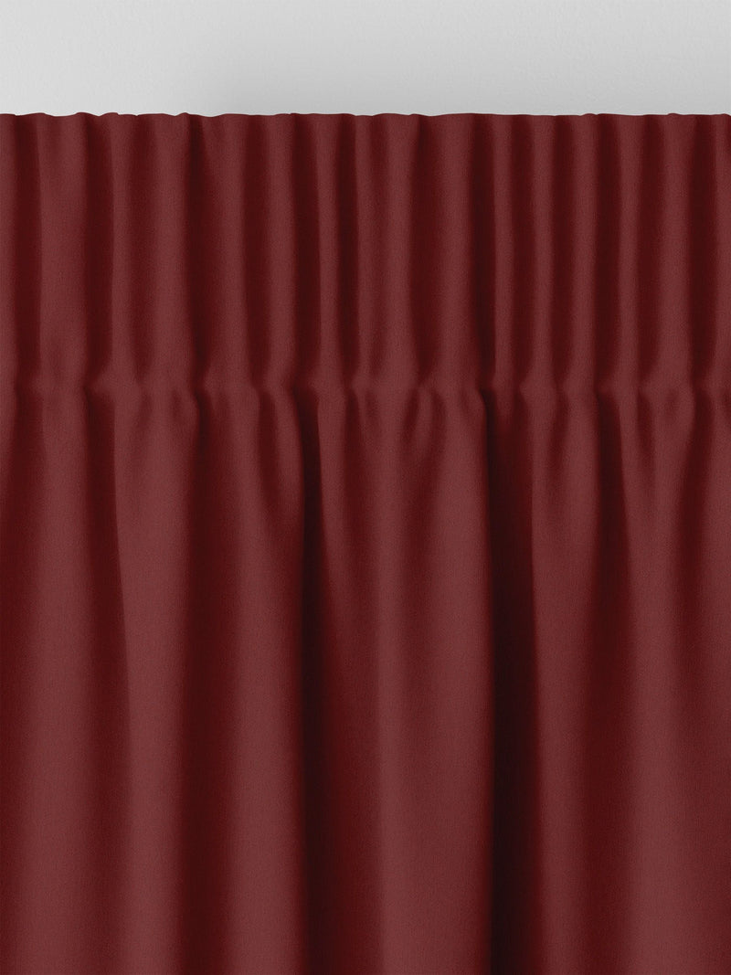 Montero Velvet claret red made to measure curtains, UK version