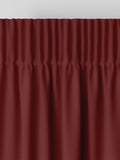 Montero Velvet claret red made to measure curtains, UK version