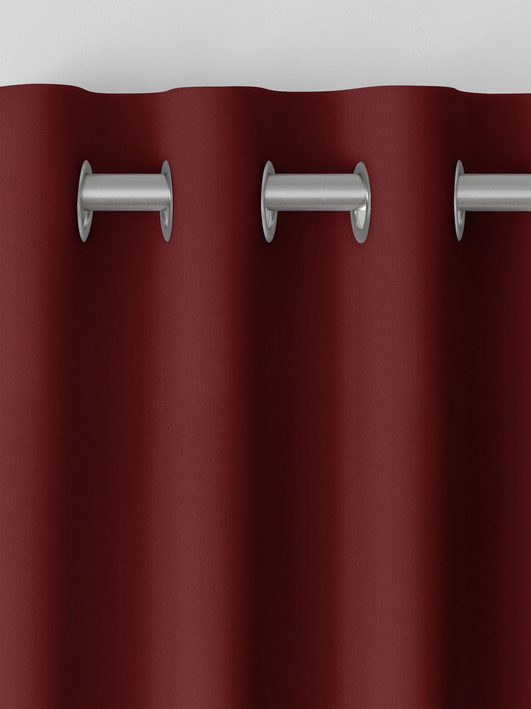 Montero Velvet claret red made to measure curtains, UK version