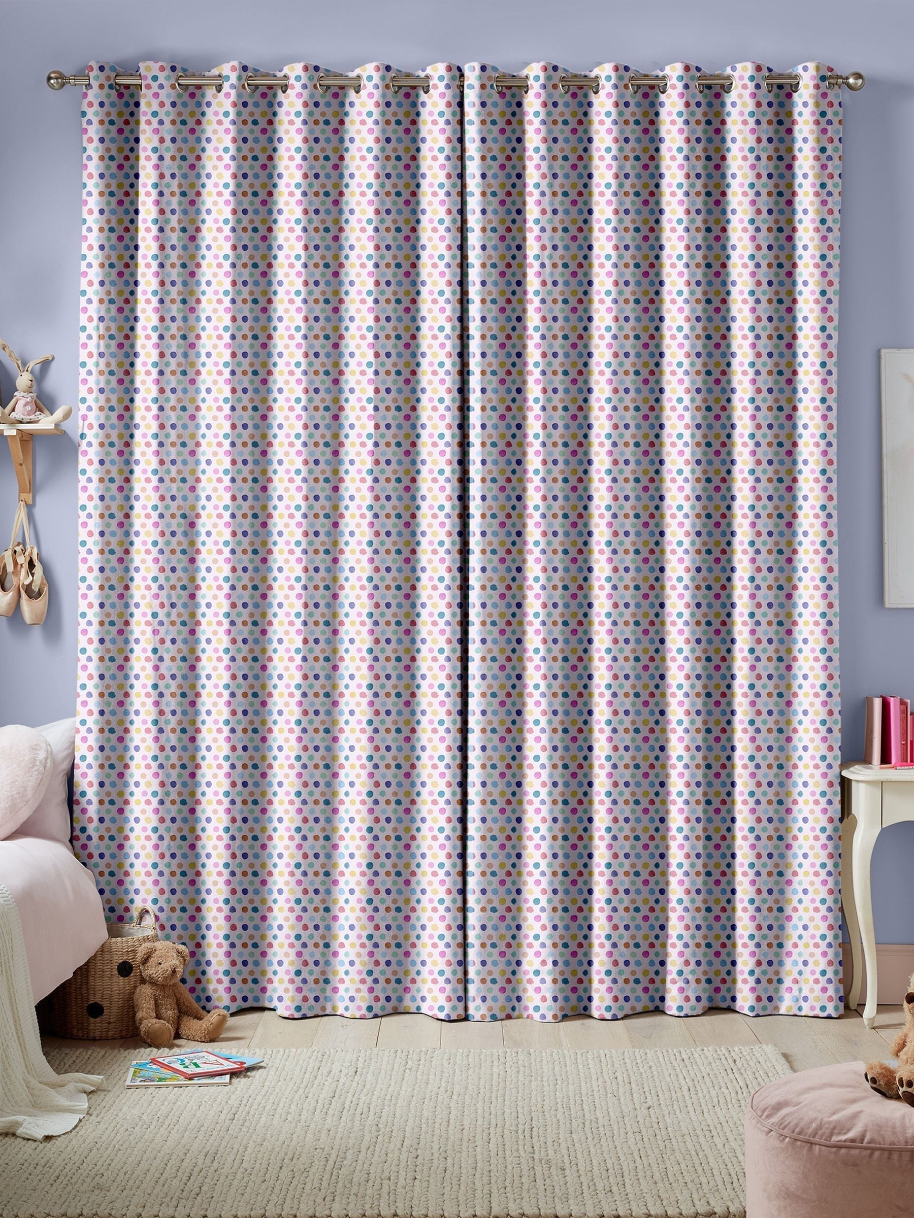 Voyage Maison Blossom Dotty made-to-measure curtains, imported from the UK