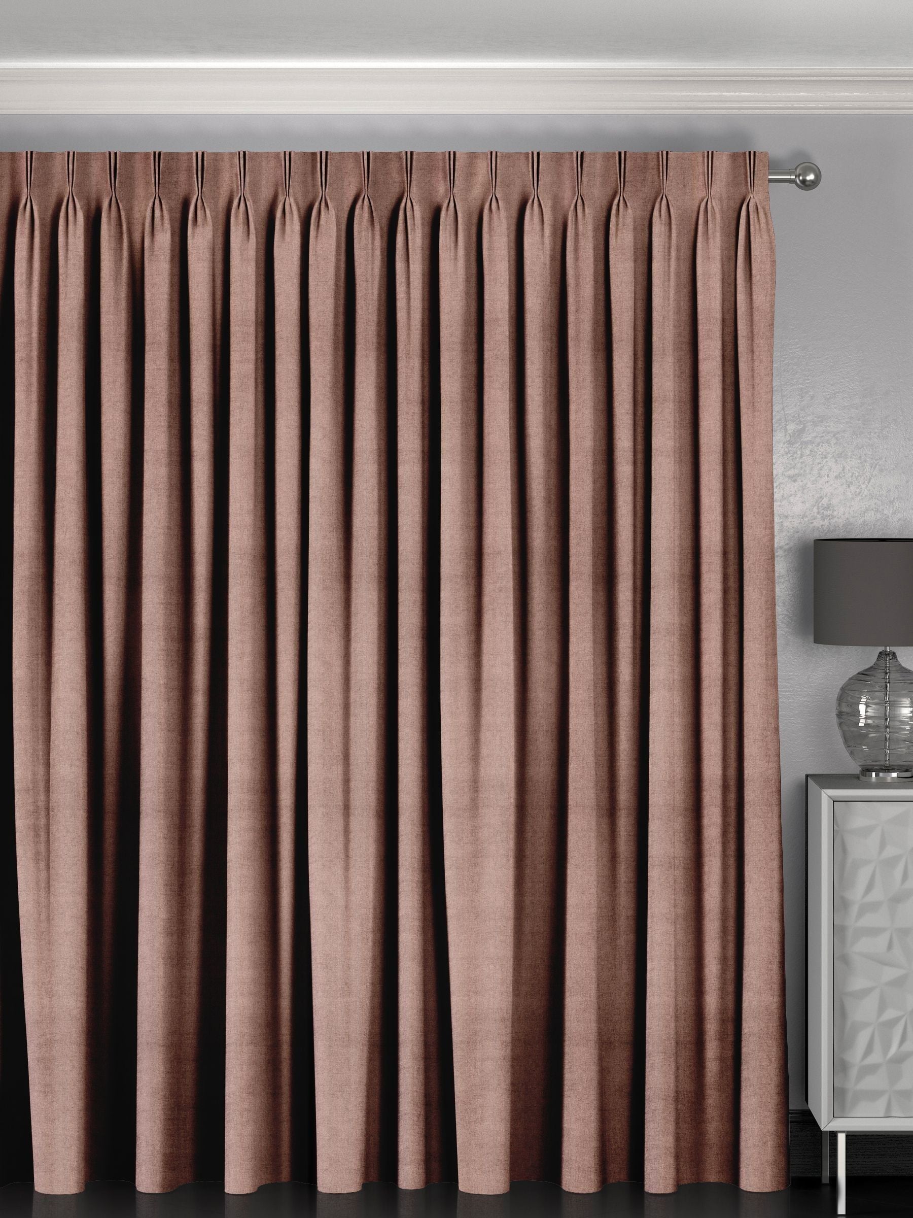 Blossom Pink Paso made to measure curtains (British brand)