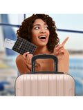 Flight Knight Champagne large hardcase suitcase, imported from the UK