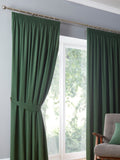 Fusion bottle green blackout curtains 229x183cm (British brand)