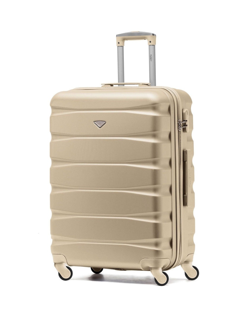 Flight Knight Rose Gold Medium Hardcase Lightweight Check-in Suitcase