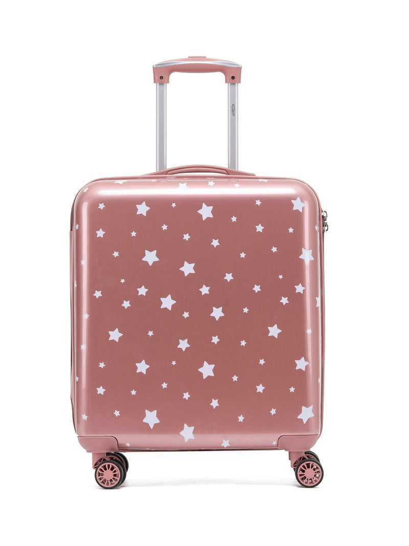 Flight Knight Butterfly Black Printed Lightweight Hardcase Check-In Suitcase Medium