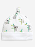 JoJo Maman Bébé koala print cotton baby hat - British product