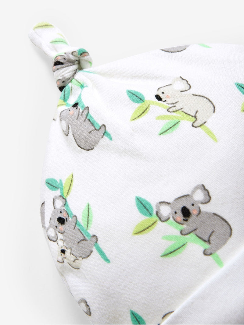 JoJo Maman Bébé koala print cotton baby hat - British product