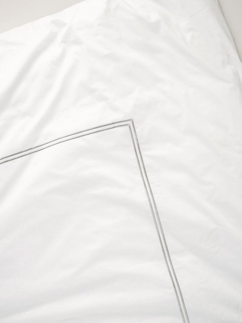 Satin stitch flat sheet 100% cotton (British brand)