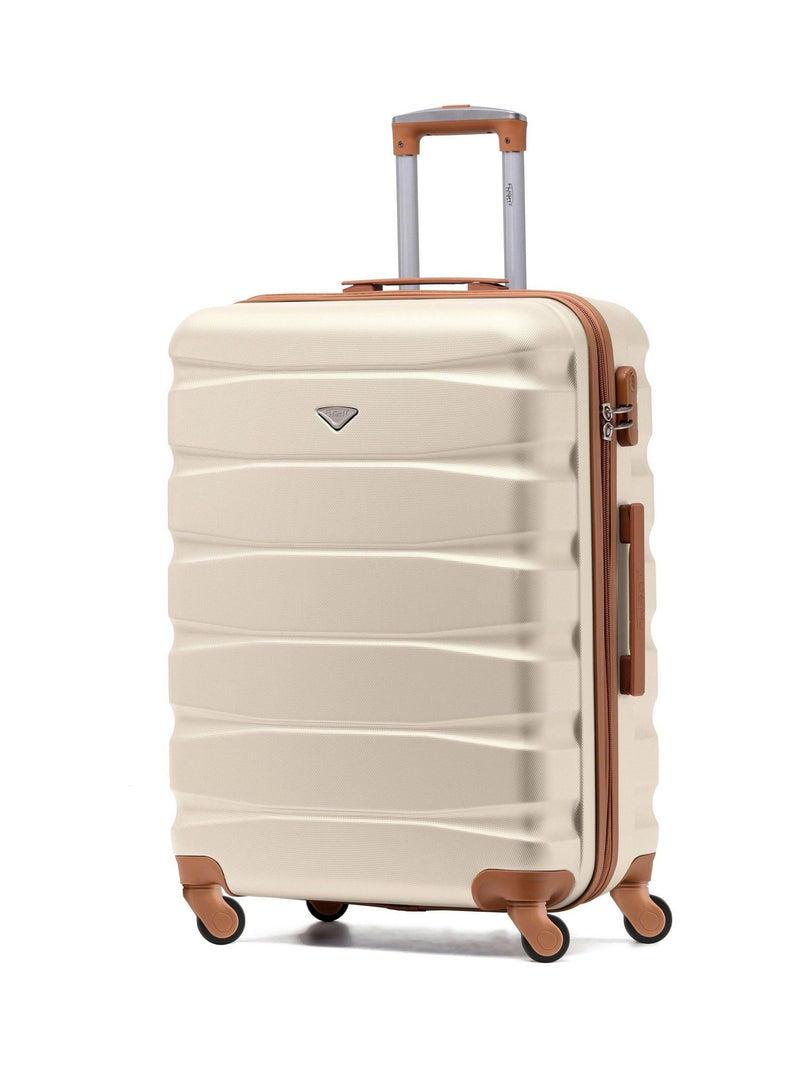 Flight Knight Rose Gold Medium Hardcase Lightweight Check-in Suitcase