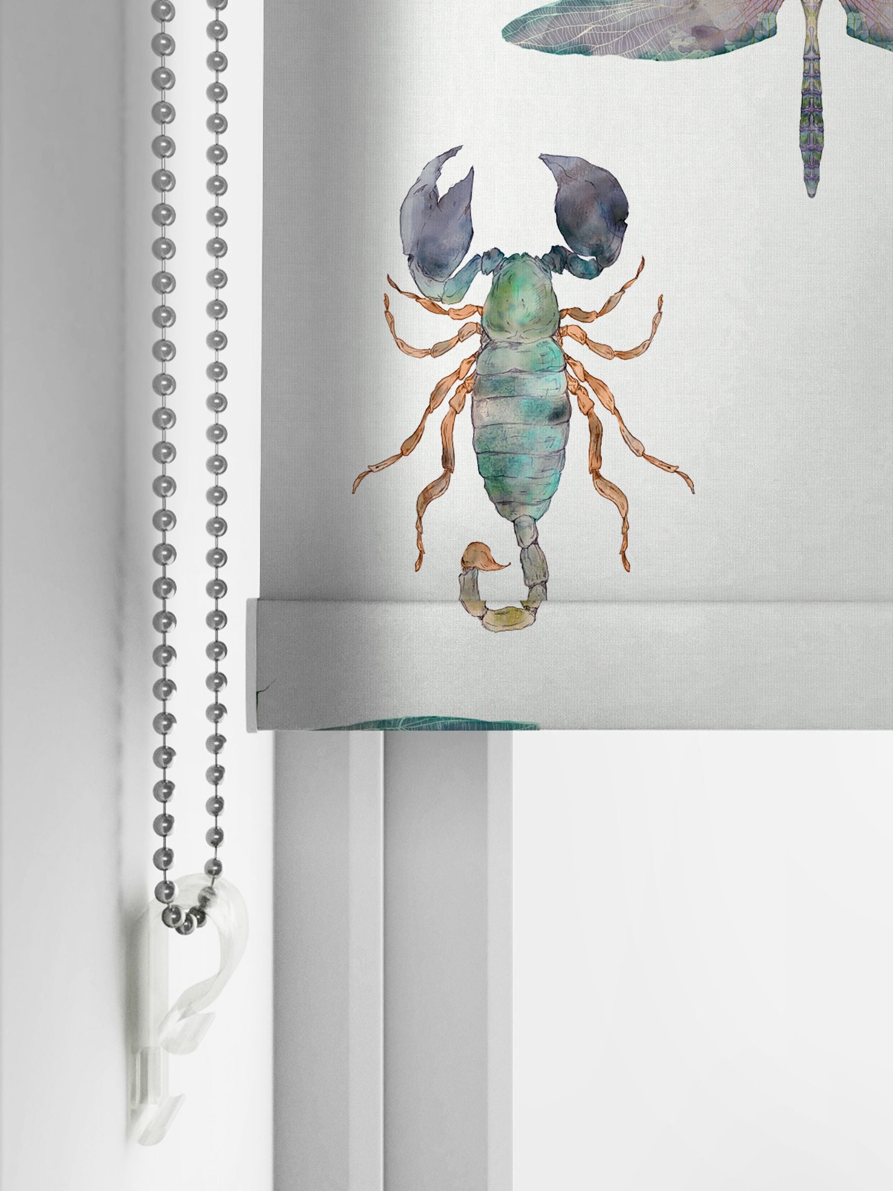 Voyage Maison Natural Fray roller blind, imported from the UK