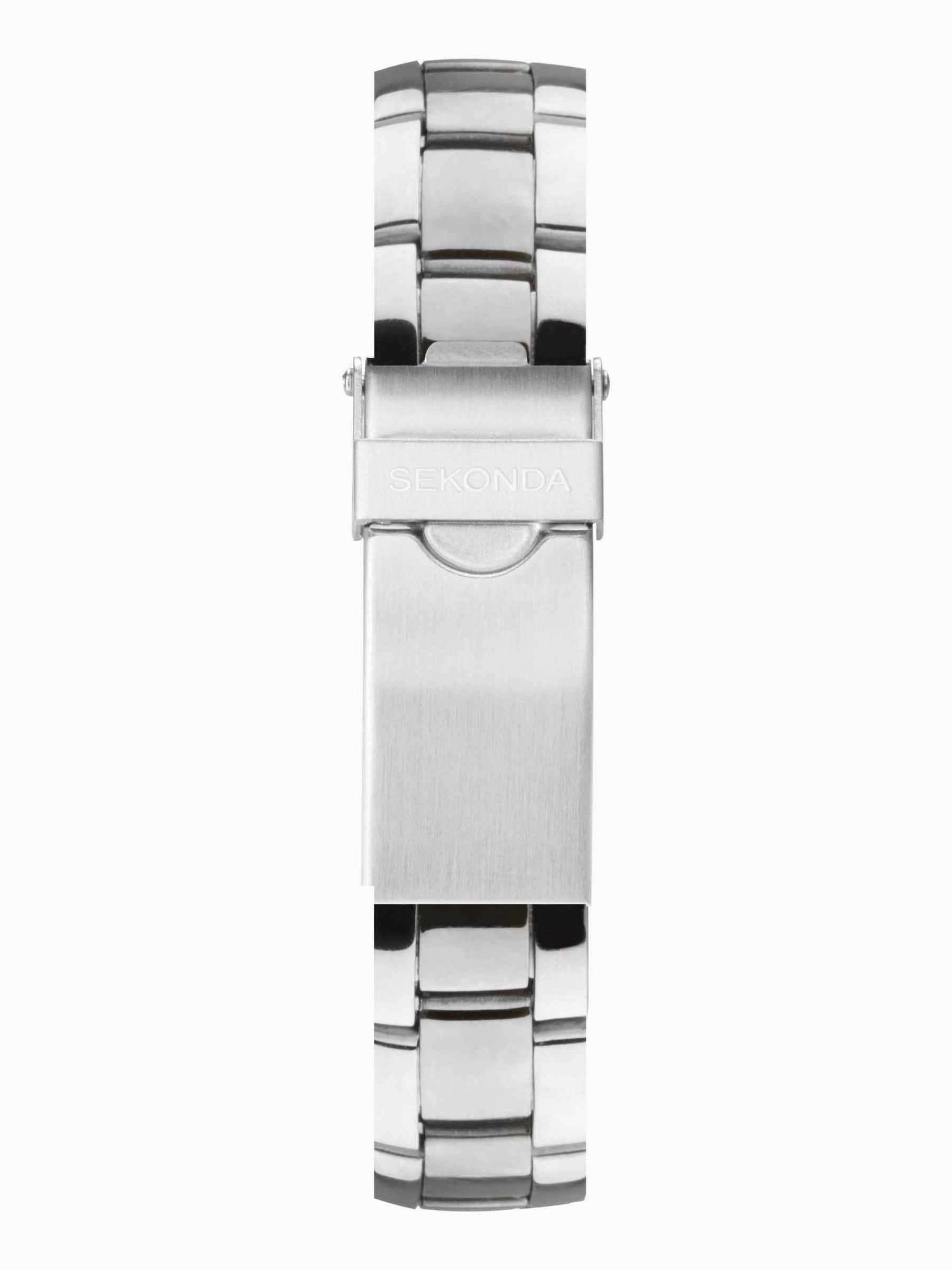 Sekonda blue stainless steel bracelet watch 27mm (British brand)