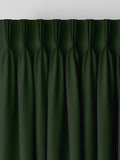 Montero velvet curtains forest green made-to-measure, imported from the UK