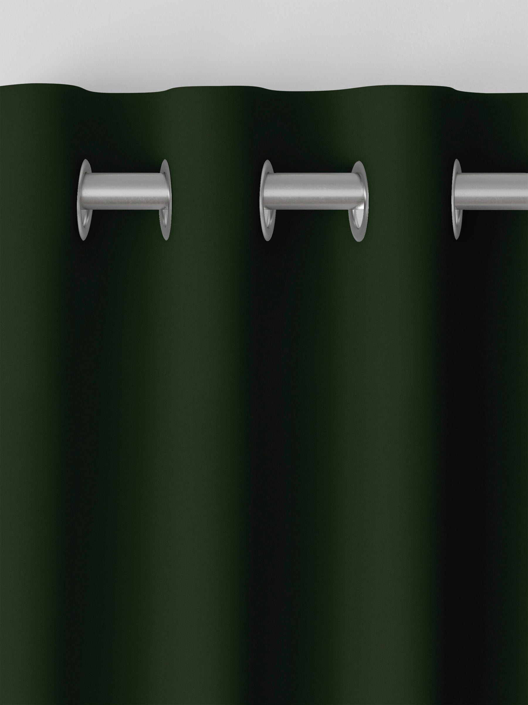 Montero velvet curtains forest green made-to-measure, imported from the UK