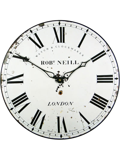 Horloge murale ouverte Brookpace Lascelles crème de Neill of London, 36 cm