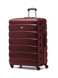 Flight Knight Cream Large Hardcase Lightweight Check-In Suitcase with 4 Wheels 29 inch