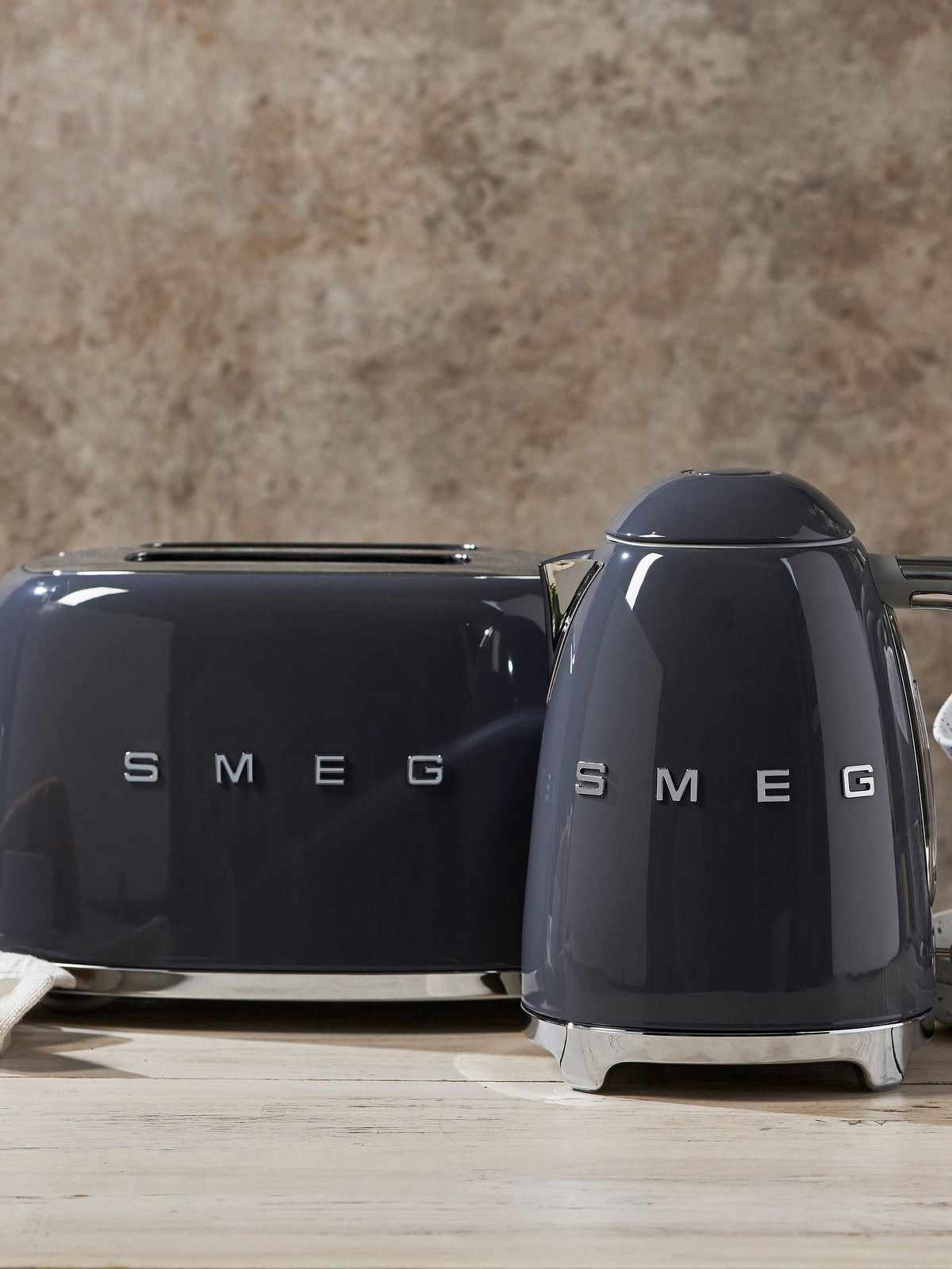 Smeg grey 2 slice toaster (British brand)
