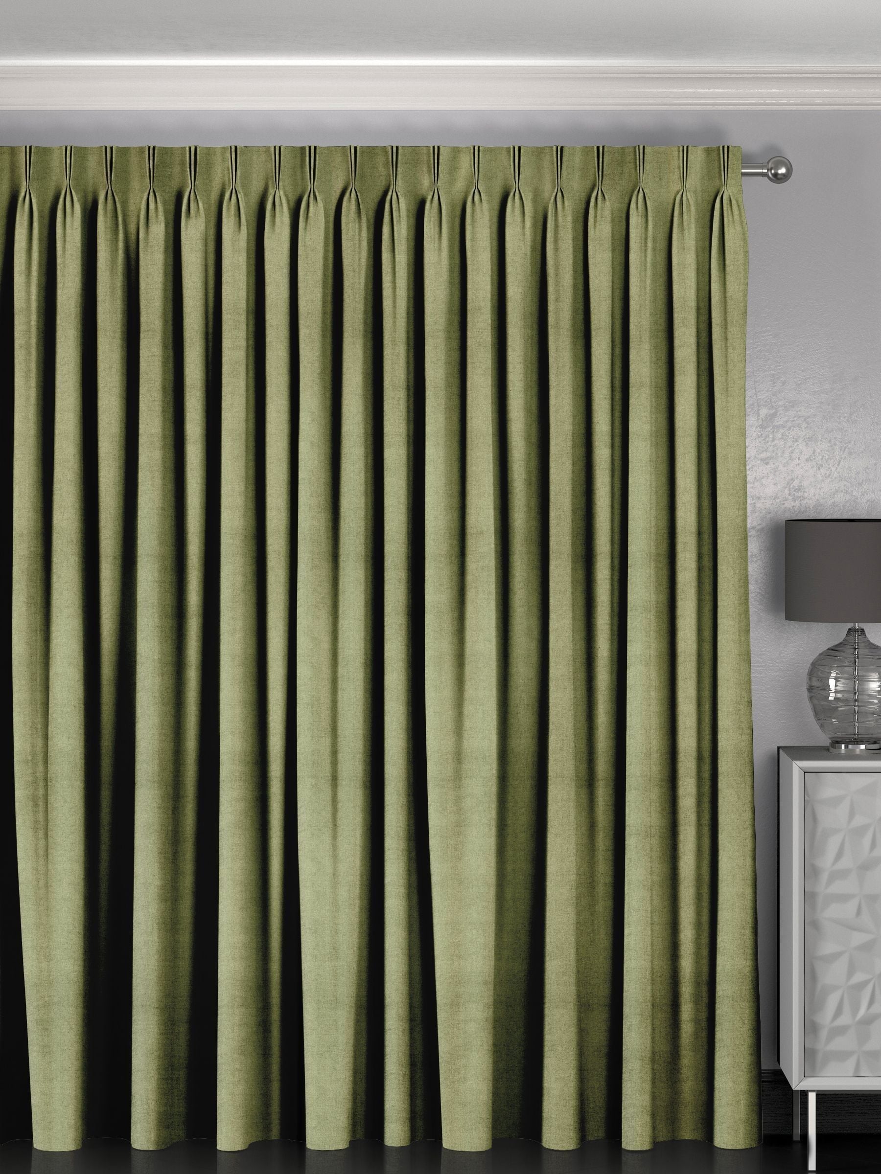 Paso apple green curtains, imported from the UK
