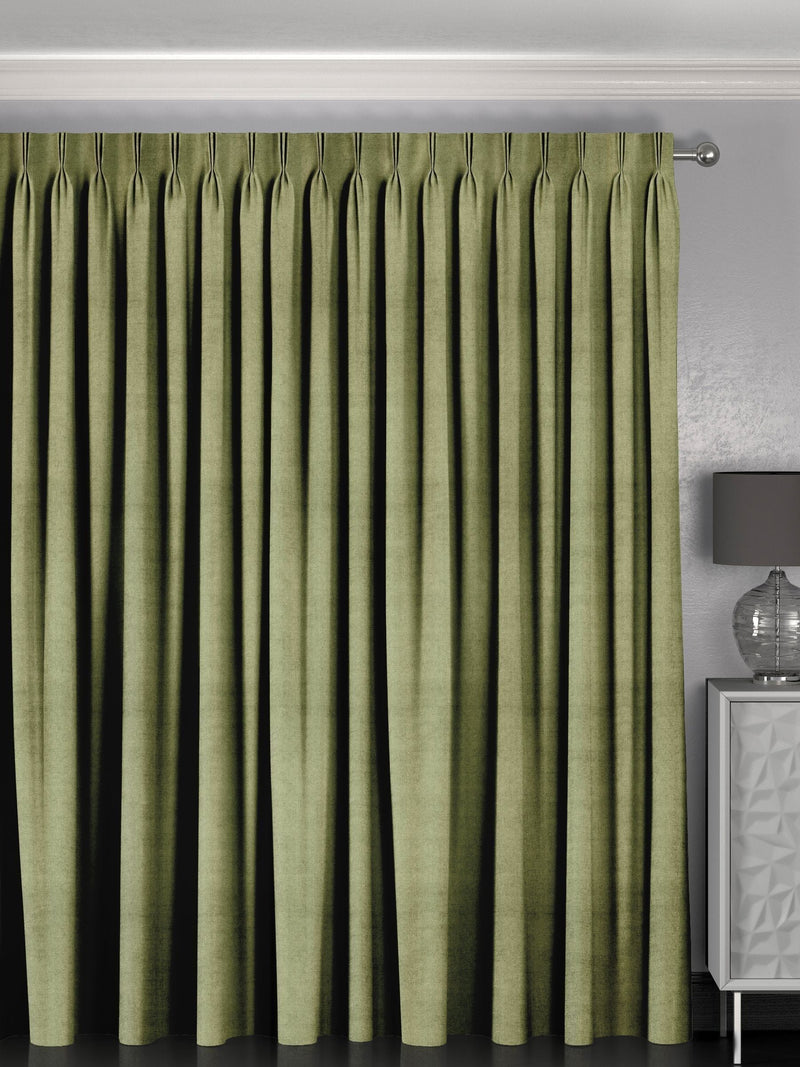 Paso apple green curtains, imported from the UK