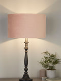 Searchlight grey Lumi candlestick lamp base - British product