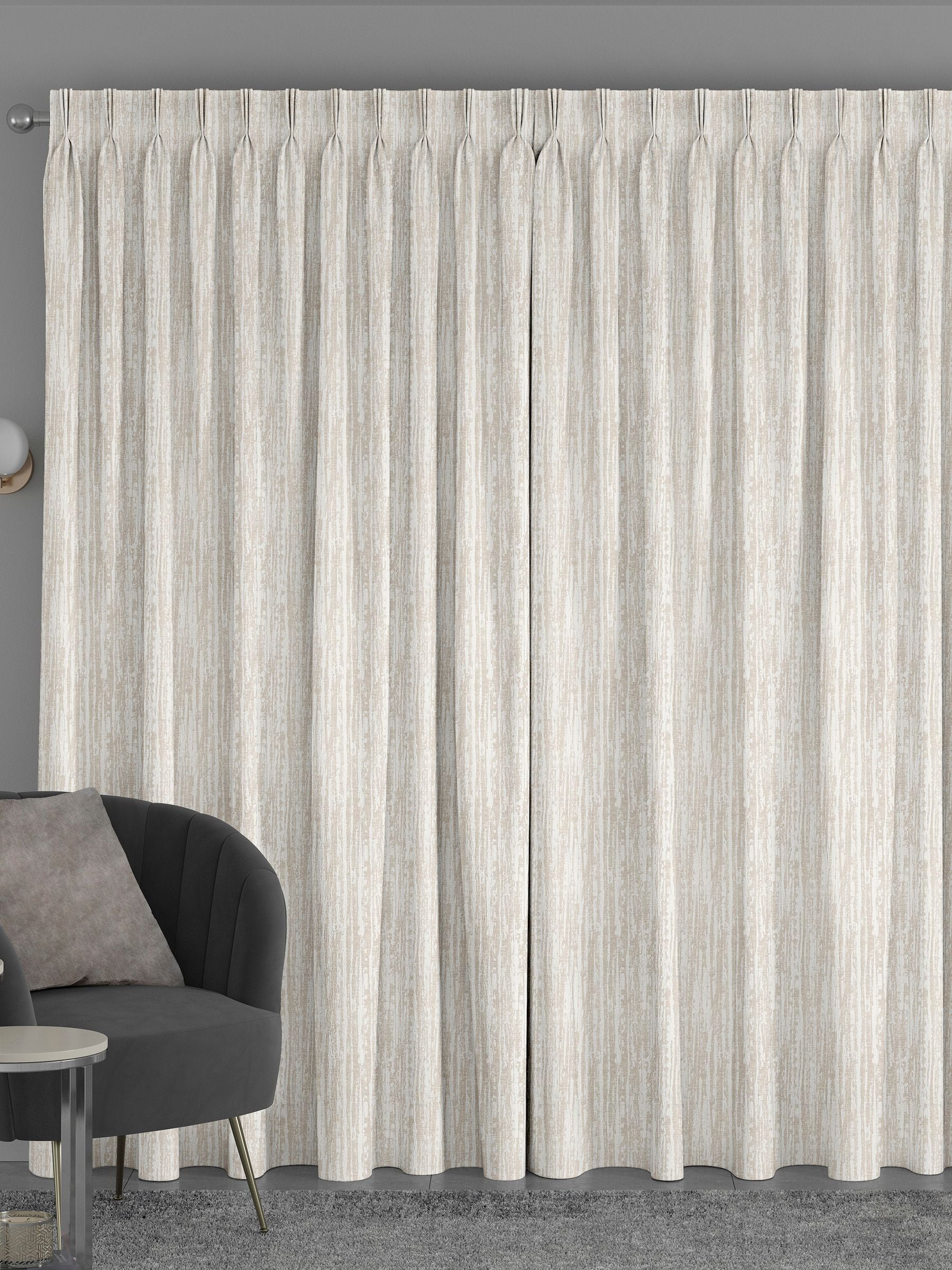 Lenna cream made to measure curtains, imported from the UK
