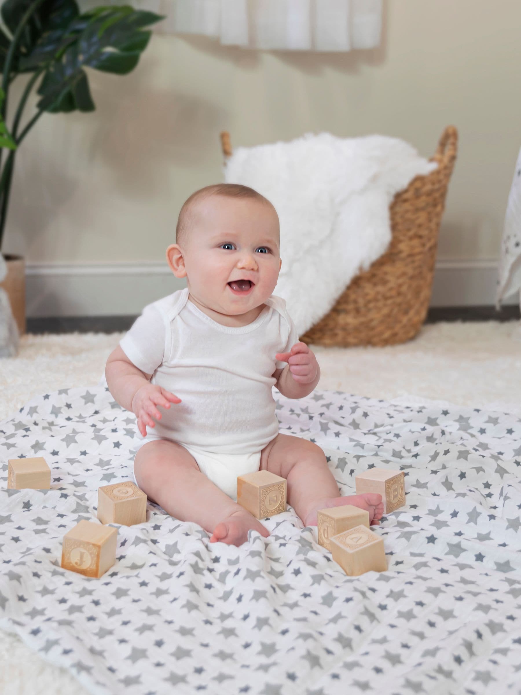aden + anais Twinkle Large Muslin Blankets 4 Pack
