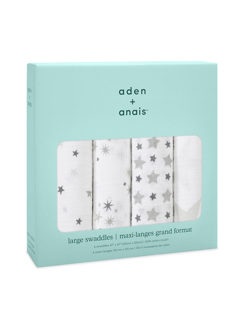 aden + anais Twinkle Large Muslin Blankets 4 Pack