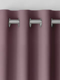Mauve purple velvet made to measure curtains from Montero (British brand)