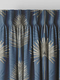 Sellus ink blue made-to-measure cotton curtains, UK version