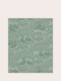 Laura Ashley Jade Green Swans wallpaper 10m, imported from the UK