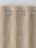 Natural Lenna made to measure brown curtains - British product