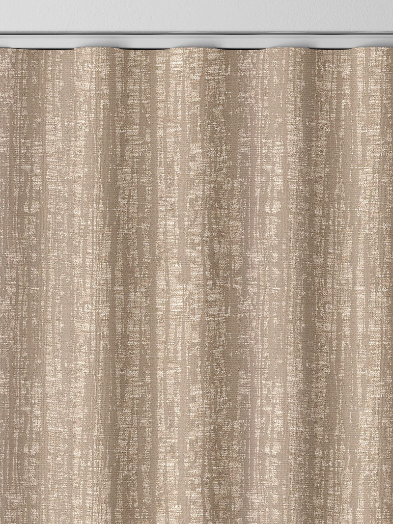 Natural Lenna made to measure brown curtains - British product