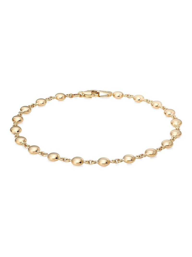 Beaverbrooks Gold 9ct gold bead bracelet 19cm - British product