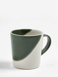 Jasper Conran London green abstract mugs set of 4, UK version