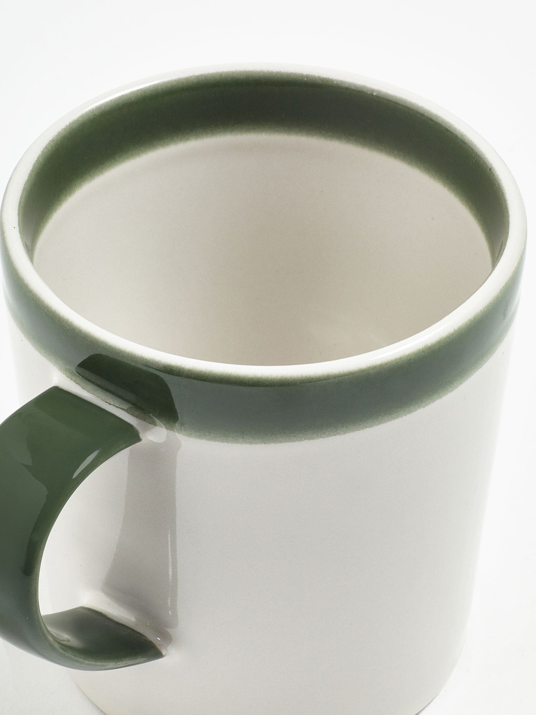 Jasper Conran London green abstract mugs set of 4, UK version