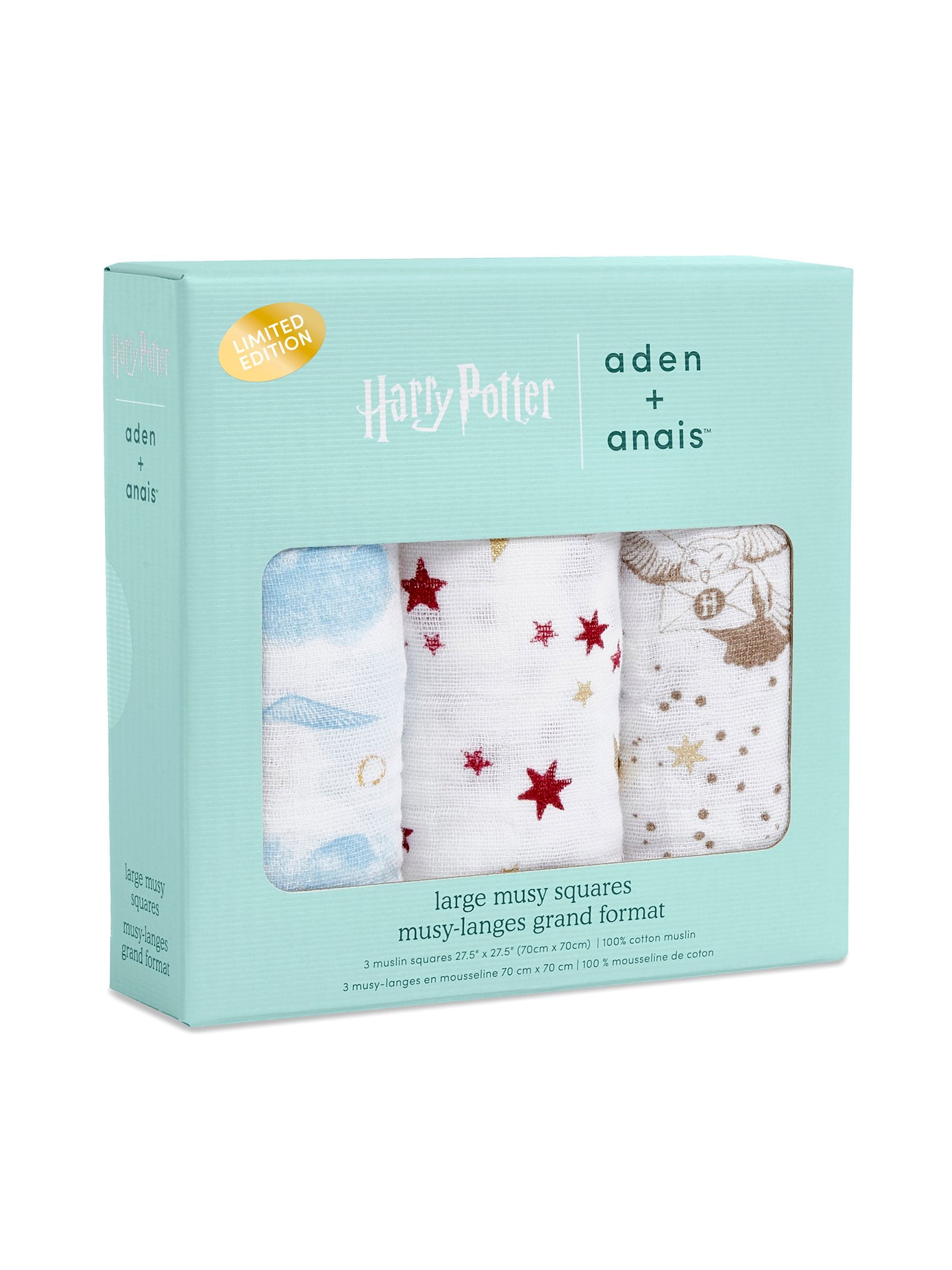 aden + anais Harry Potter muslin squares 3 pack - British product