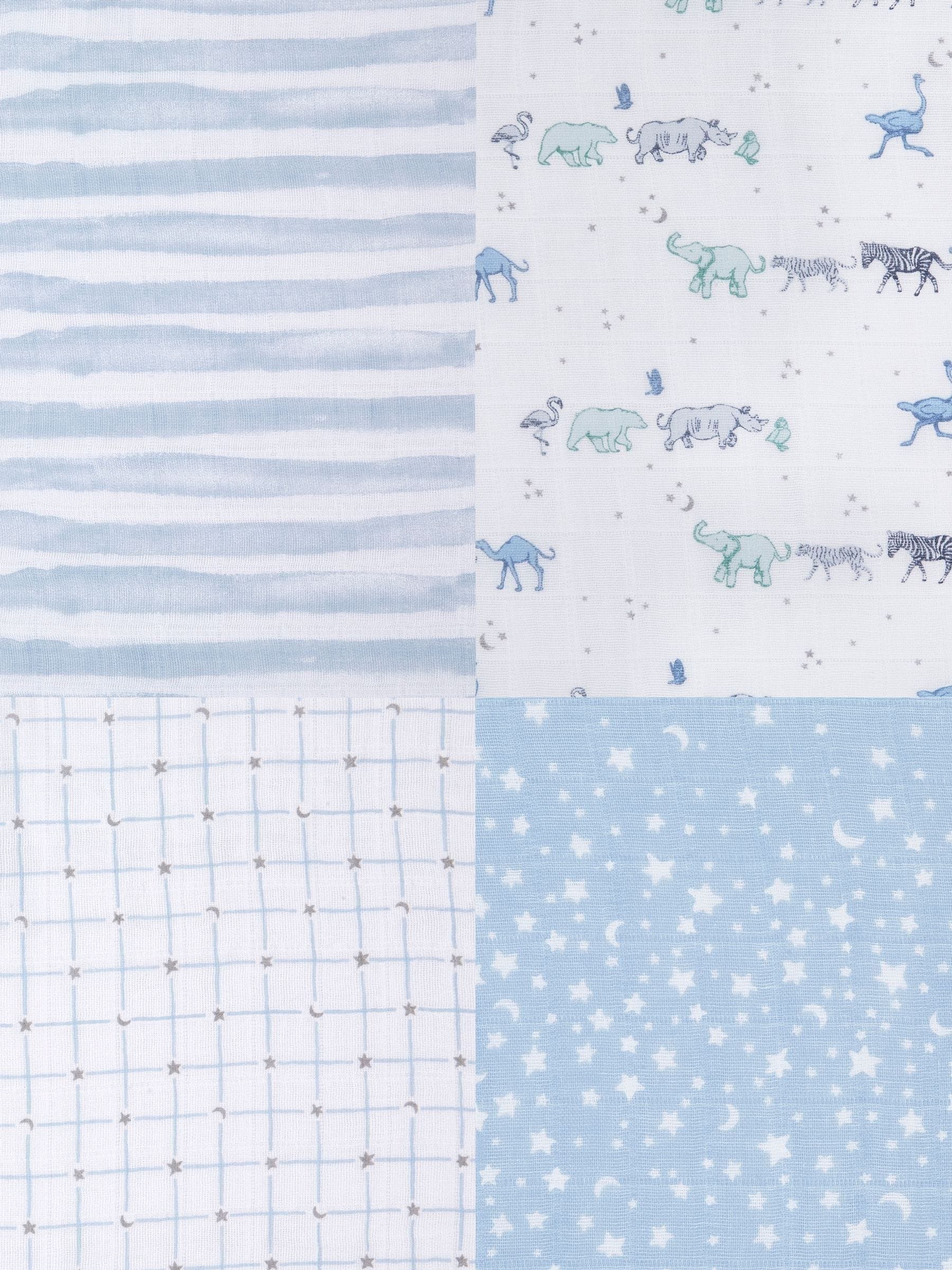 aden+anais white muslin burpy bibs 2 pack, UK version
