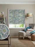 Voyage Maison roman blind Mineral Grey Masina pattern, UK version