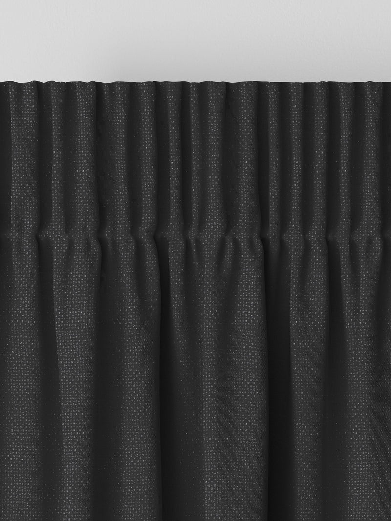 Made to measure curtains charcoal grey textured (British brand)