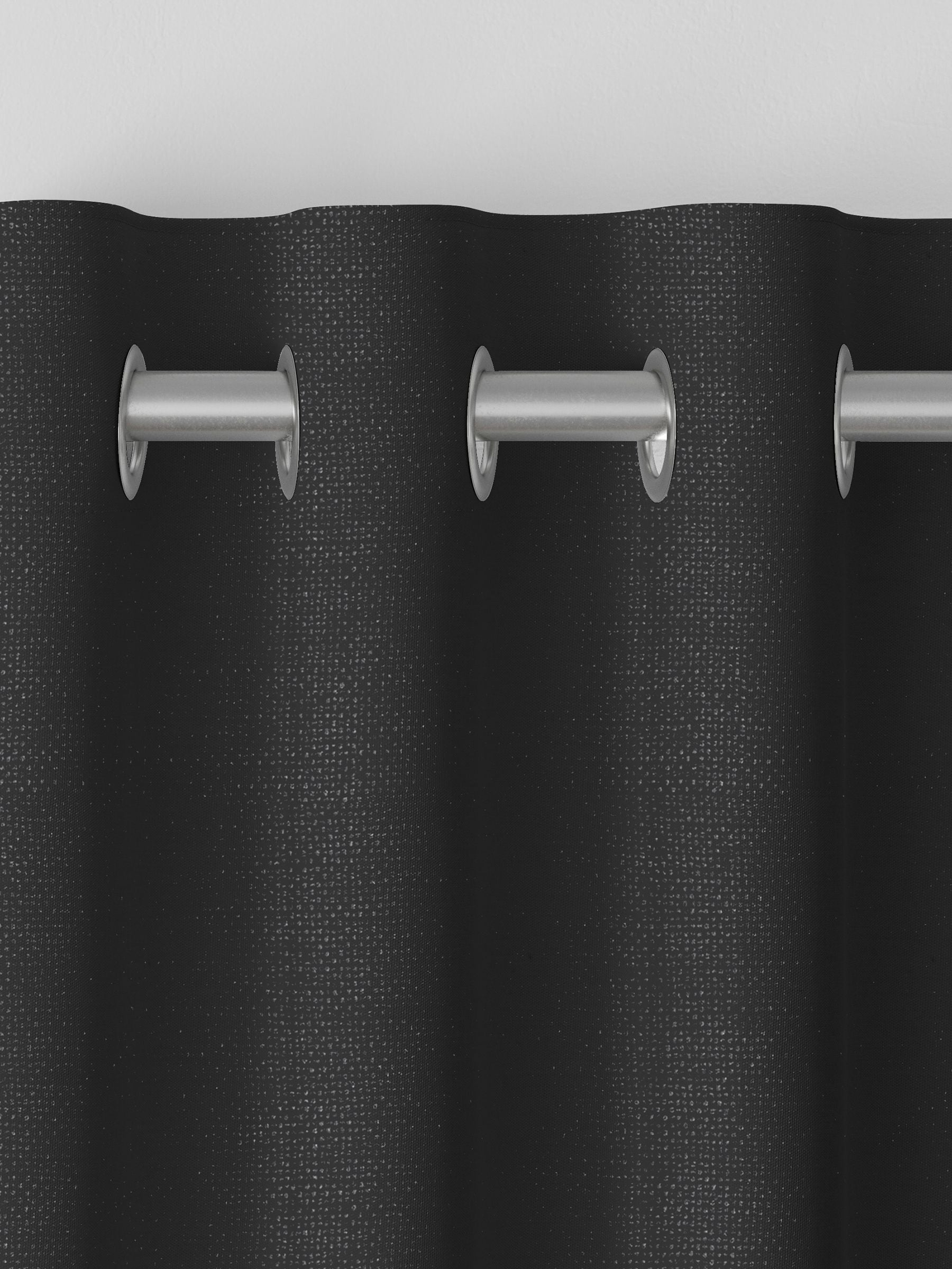 Made to measure curtains charcoal grey textured (British brand)