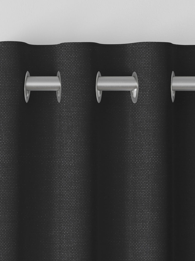 Made to measure curtains charcoal grey textured (British brand)