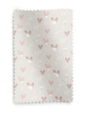 Natural Kids Love Hearts curtains, imported from the UK
