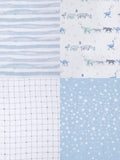 aden + anais Rising Star Large Muslin Blankets 4 Pack