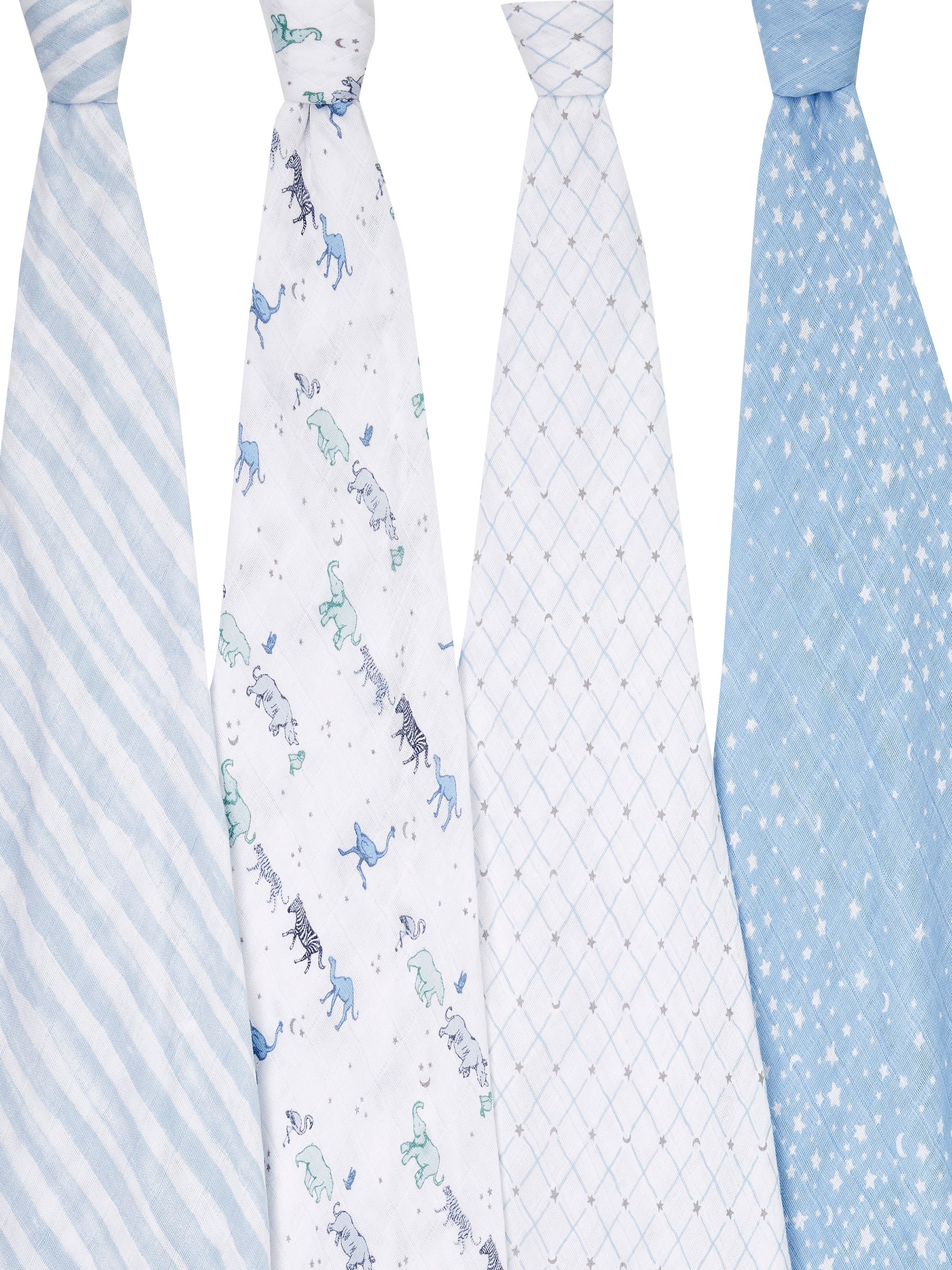 aden + anais Rising Star Large Muslin Blankets 4 Pack