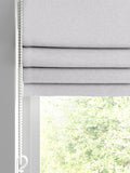 Heyburn Roman blind platinum silver made to measure, UK version