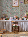 Cath Kidston Puppy Dream Floral wallpaper sample A4 (British brand)