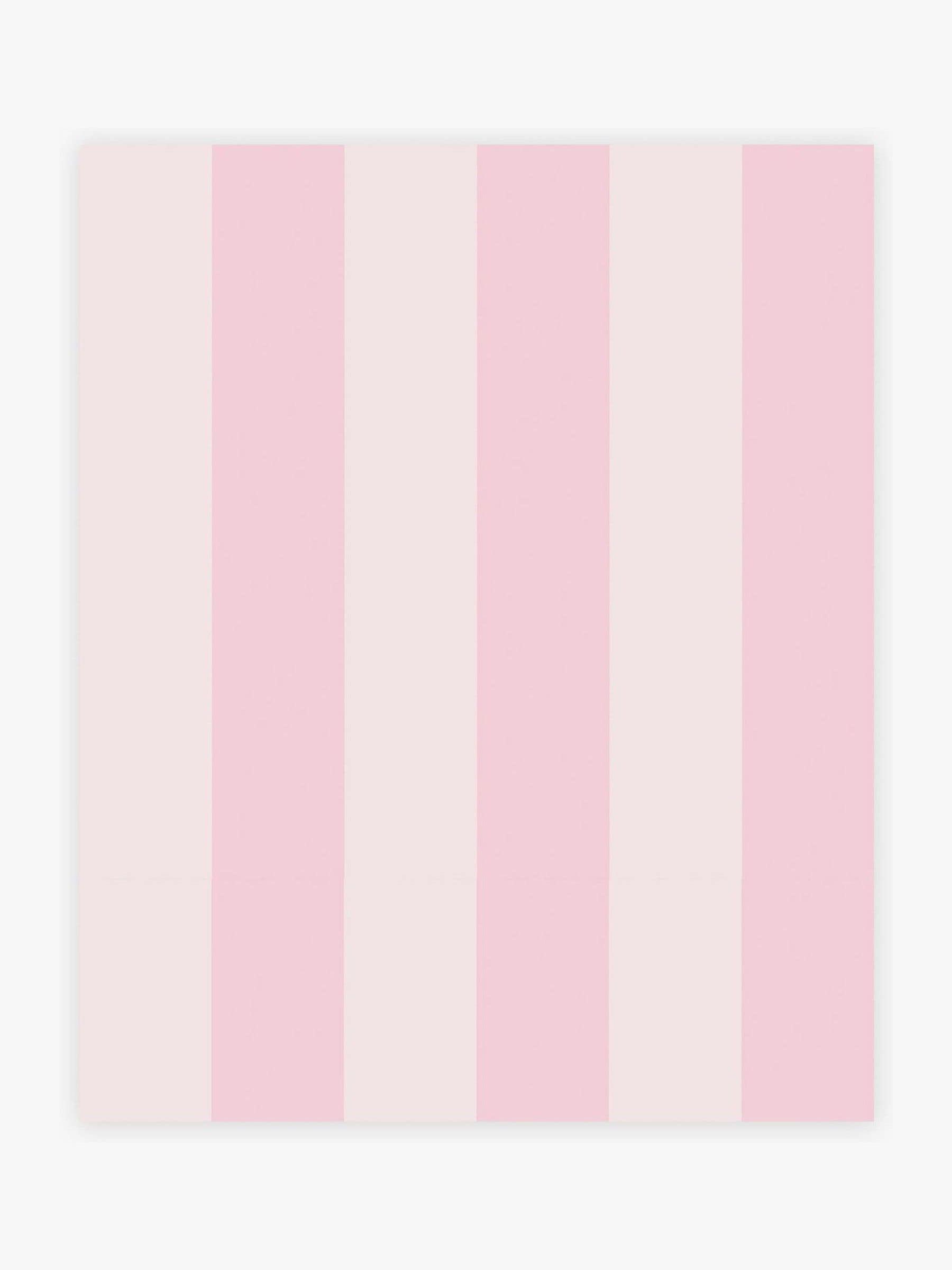 Cath Kidston wallpaper sample pink canopy stripe A4, UK version