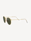 Lunettes de soleil Ray-Ban Round Metal monture dorée verres verts, version Royaume-Uni