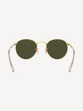 Lunettes de soleil Ray-Ban Round Metal monture dorée verres verts, version Royaume-Uni