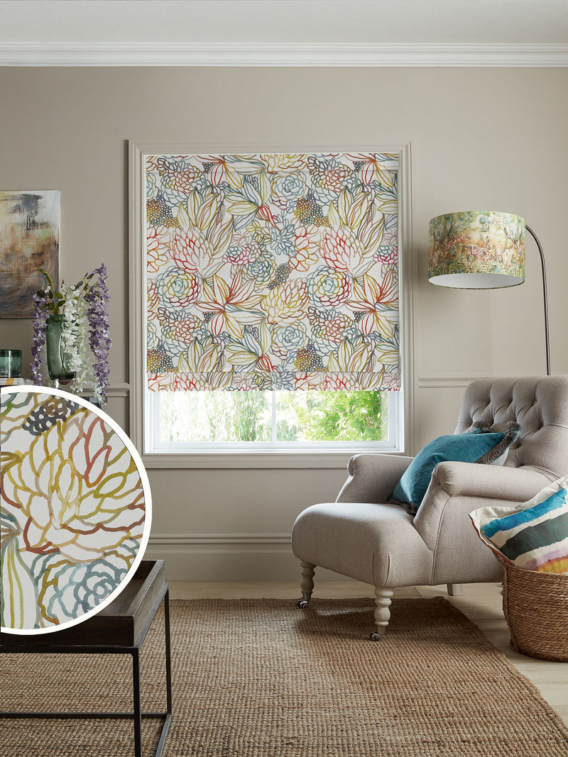 Voyage Maison Althorp Cinnamon Red roman blind - British product