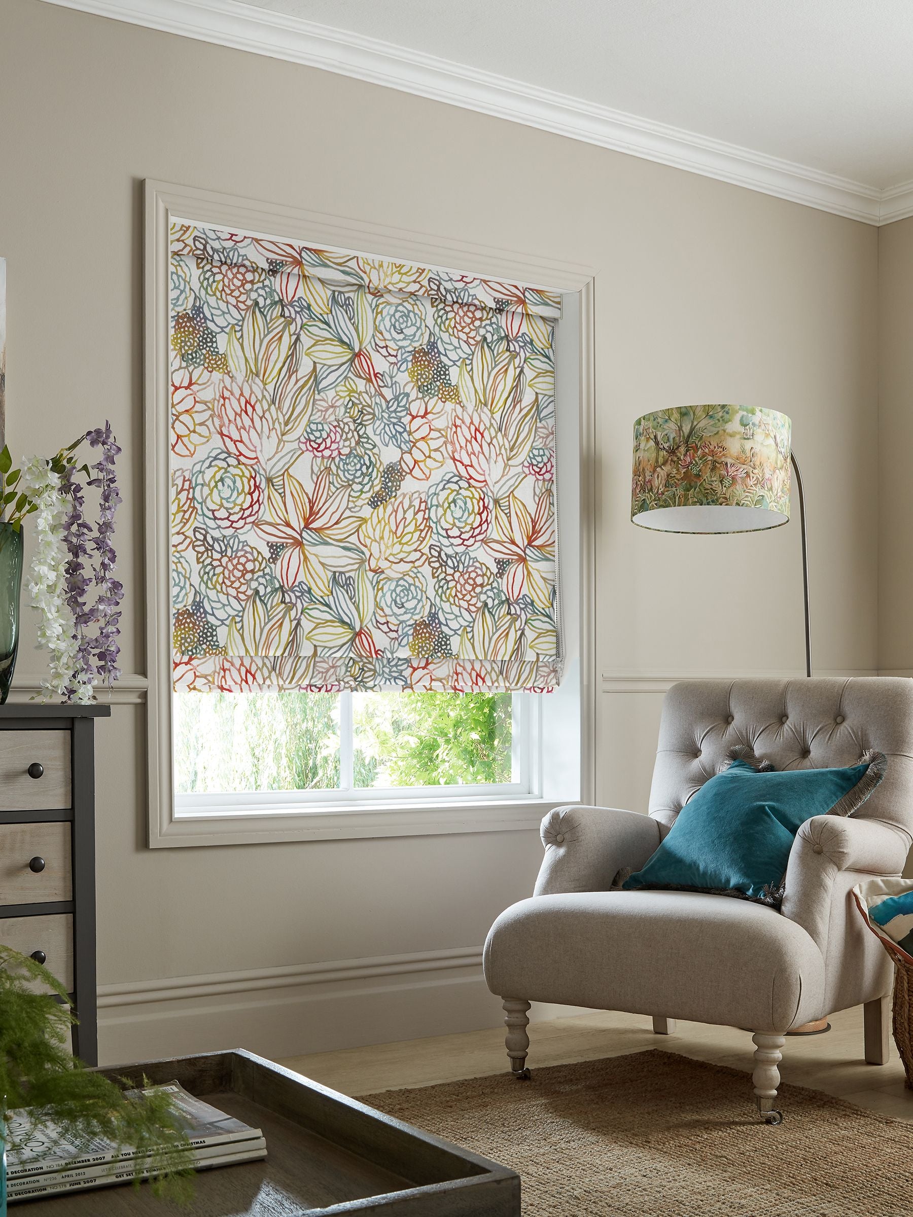 Voyage Maison Althorp Cinnamon Red roman blind - British product